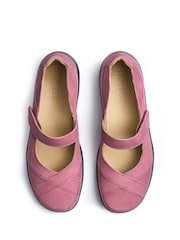 Hotter Pink Wide Fit Hope Touch-Fastening Pink Shoes - Image 4 of 5