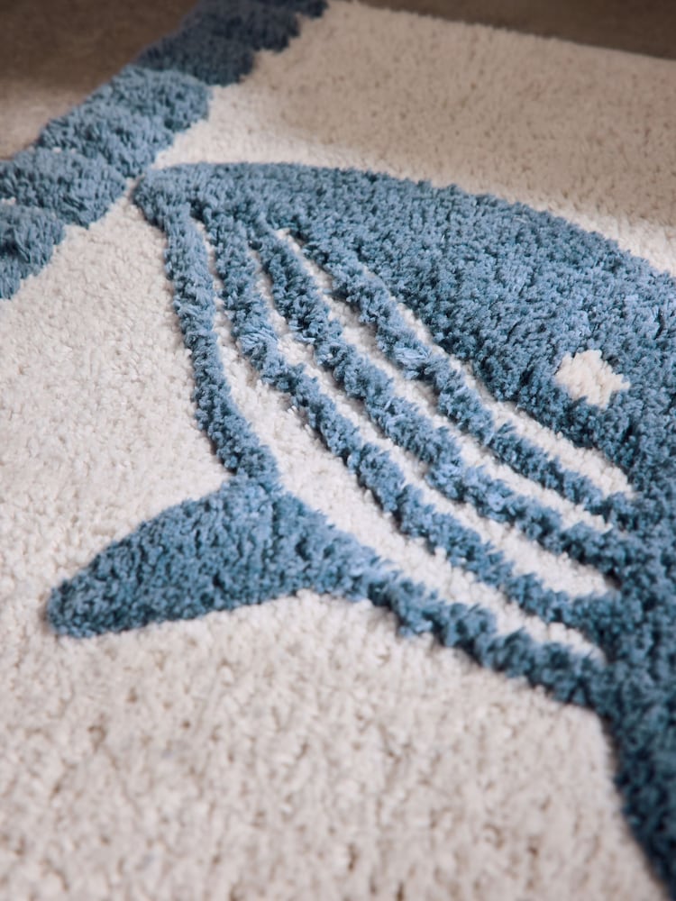 Whale 100% Cotton Bath Mat - Imagen 2 de 3