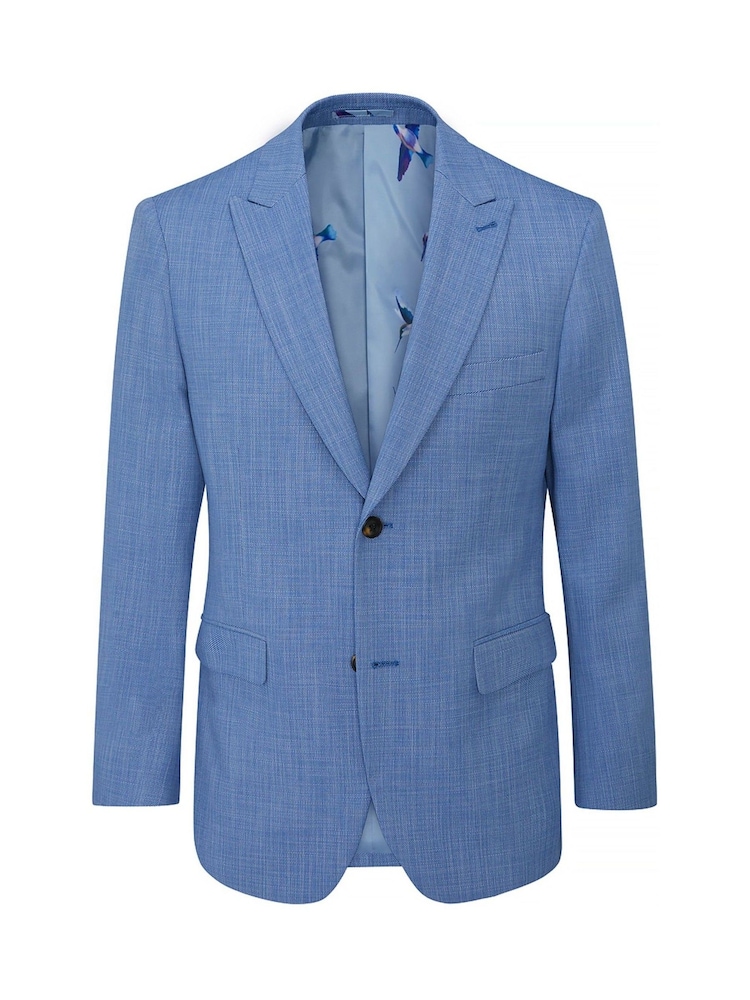 Skopes Blue Slim Fit Redding Suit Jacket - Image 4 of 5
