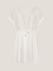 Белый - Monsoon Crochet Kaftan Dress - Изображение 1 из 3