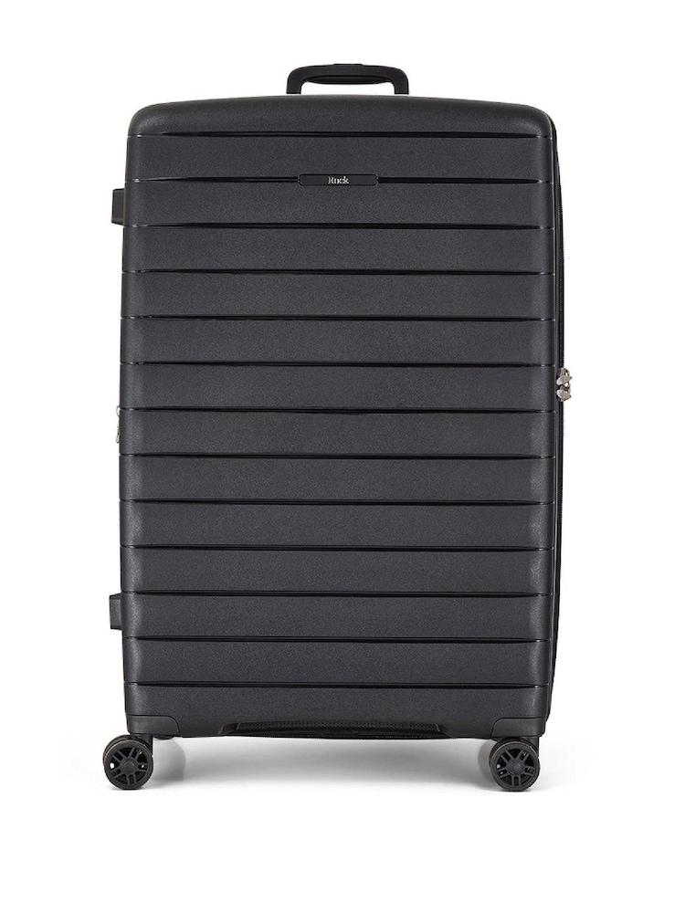 Zwart - Rock Luggage Large Palma Nude Suitcase - Image 1 of 6