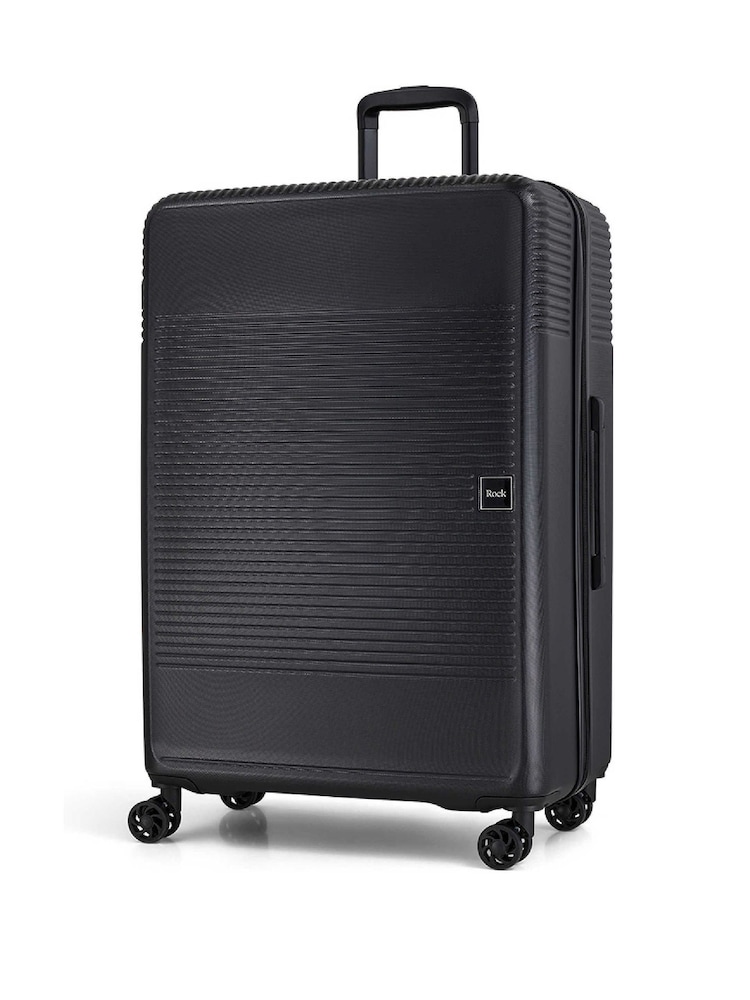 Rock Luggage Large Lincoln Black Suitcase - Image 2 of 4