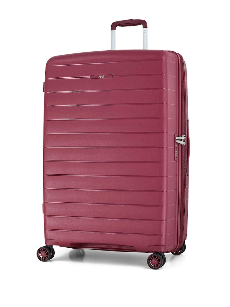 Crveno - Rock Luggage Veliki kofer Palma Boja kože - Image 3 of 7