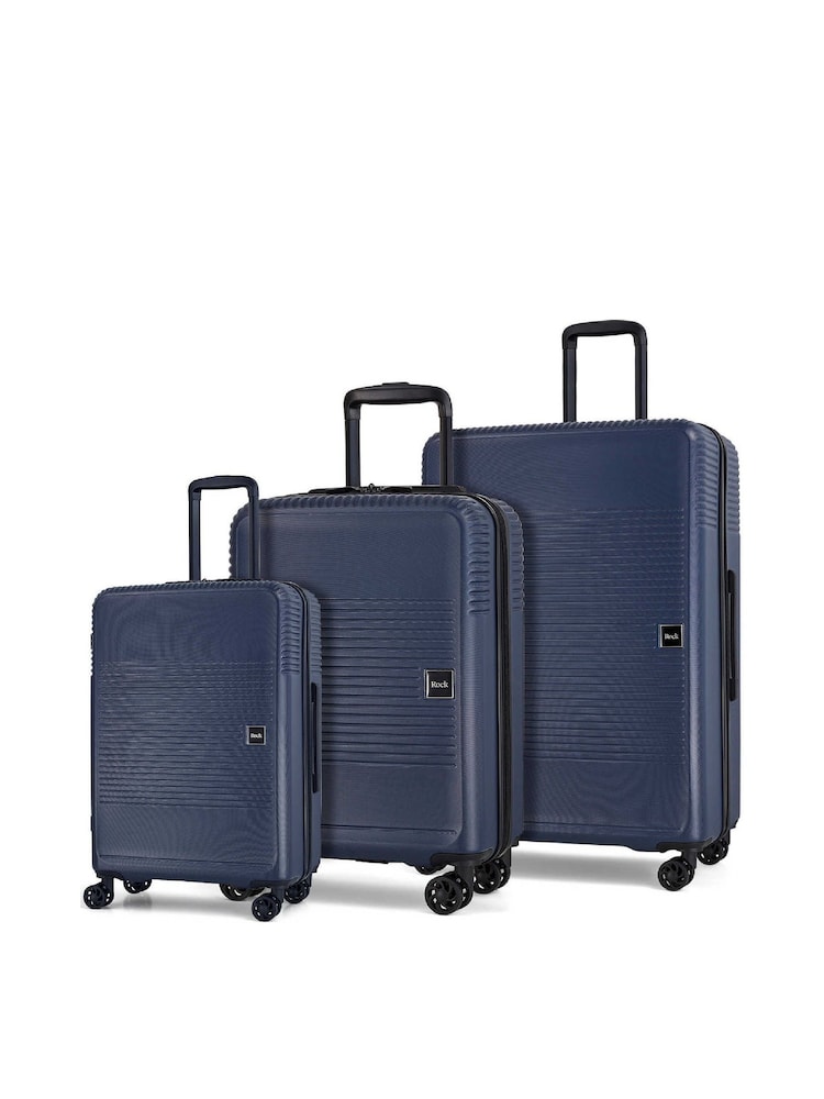 Rock Luggage  Lincoln Suitcases Black 3pc Set - Image 1 of 2