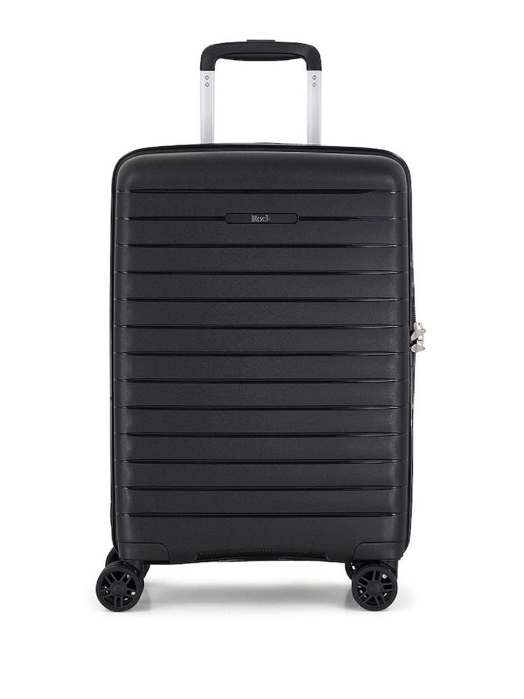 Zwart - Rock Luggage Palma Cabin Nude Suitcase - Image 1 of 2