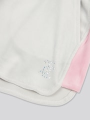 Juicy Couture Pink Girls Velour Strappy Top & Shorts Set - Image 10 of 10