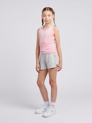 Juicy Couture Pink Girls Velour Strappy Top & Shorts Set - Image 2 of 10