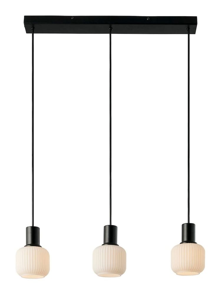Nordlux Black Milford Mini 3 Rail Pendant Ceiling Light - Image 2 of 6
