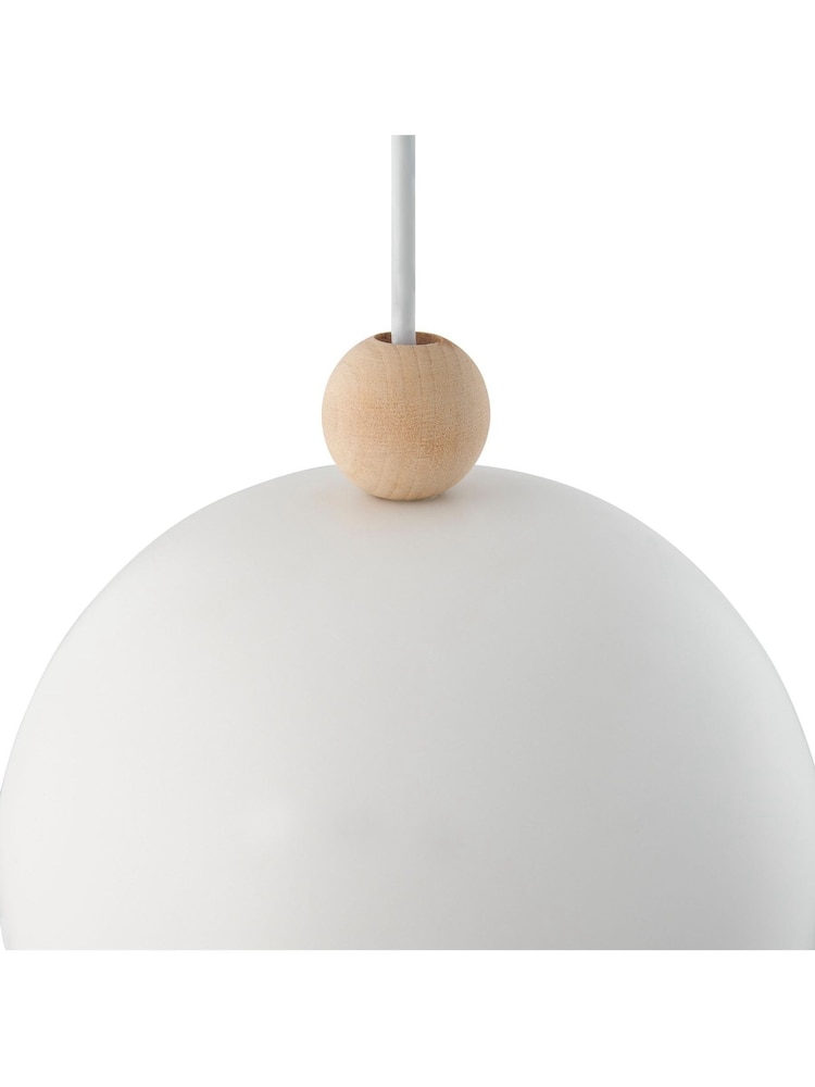 Nordlux White Gaston Pendant Ceiling Light - Image 3 of 3