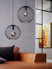 Nordlux Black Beroni 45 Pendant Ceiling Light - Image 1 of 4