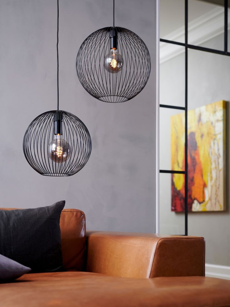 Nordlux Black Beroni 45 Pendant Ceiling Light - Image 1 of 4