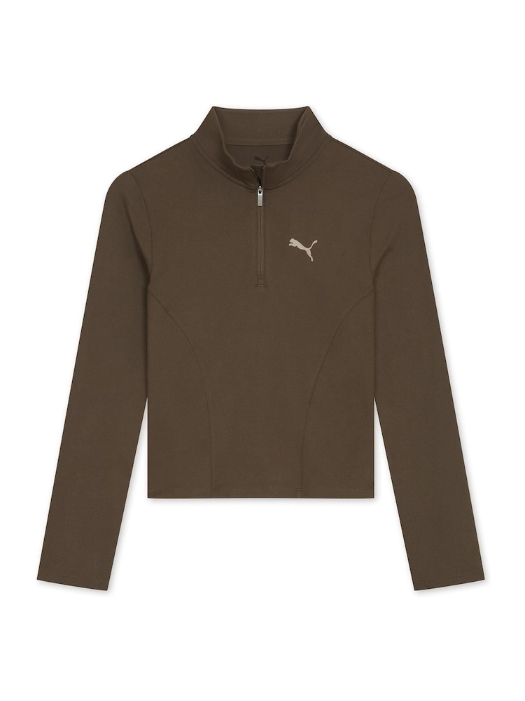 Bruin - Puma Womens TRAIN Regular Length Half-Zip Top. - Image 1 of 1