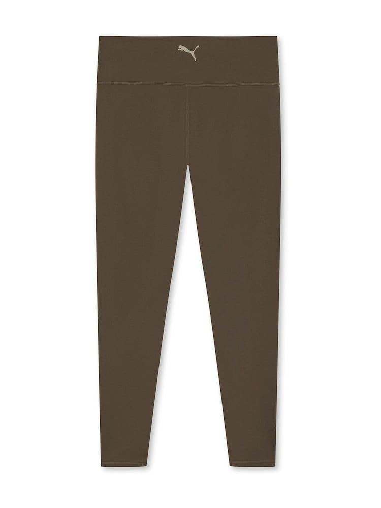 Puma Brown Womens Train High-waist Full Length Tights - Image 1 of 1