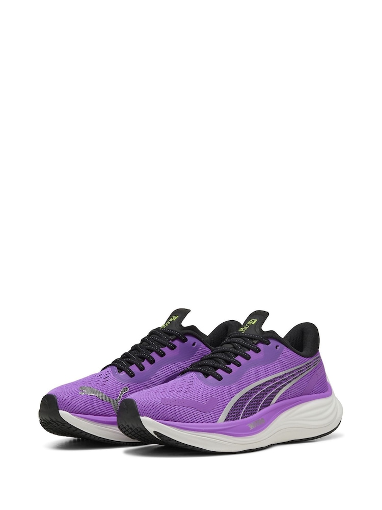 Puma Purple Womens Velocity Nitro™ 3 Running Shoes - Image 3 of 6