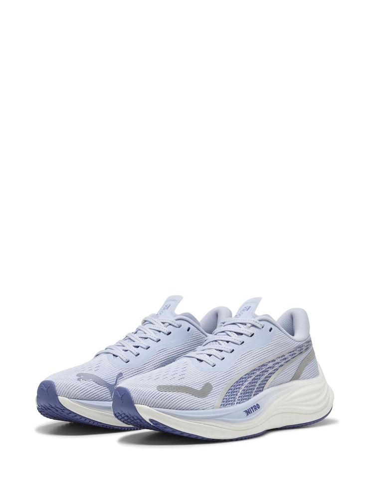 Puma Blue Womens Velocity NITRO™ 3 Running Shoes - Image 3 of 6