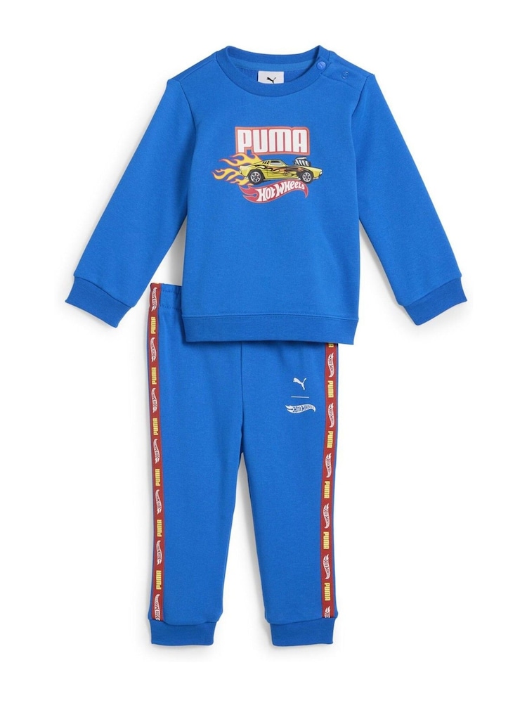 Puma Blue Baby Boys X Hot Wheels Minicats Crew Set - Image 1 of 2