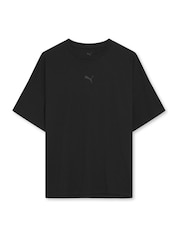 Puma Black Womens Oversized Train T-Shirt - Image 1 of 2