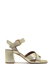 ذهبي - Radley Portland Terrace Block Heel Sandals - صورة 2 من 4