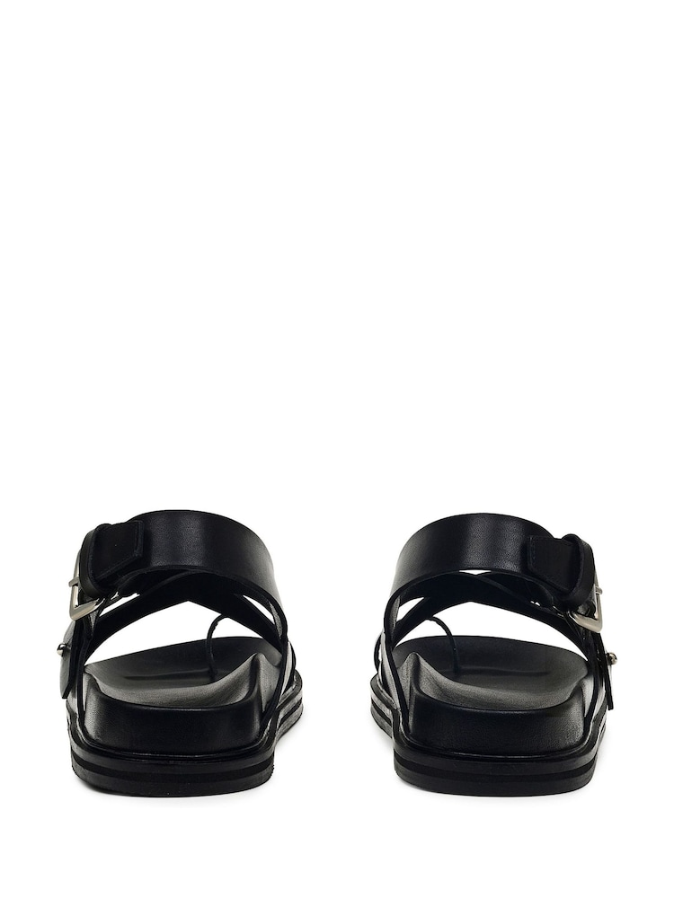 Radley Norway Walk Crossover Footbed Black Sandals - Image 4 of 4