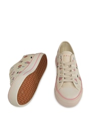 Radley Canvas Spot Cream Trainers - Image 3 of 4