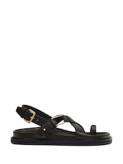 Radley Norway Walk Crossover Footbed Black Sandals - Image 2 of 4
