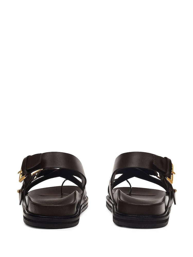 Radley Norway Walk Crossover Footbed Black Sandals - Image 4 of 4