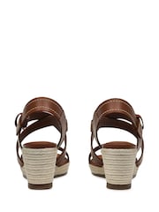 Radley Lavender Road Midi Brown Wedges - Image 3 of 4