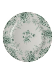 Laura Ashley Set of 4 Teal Green Thurston Bloom 18cm Plates - Image 5 of 5
