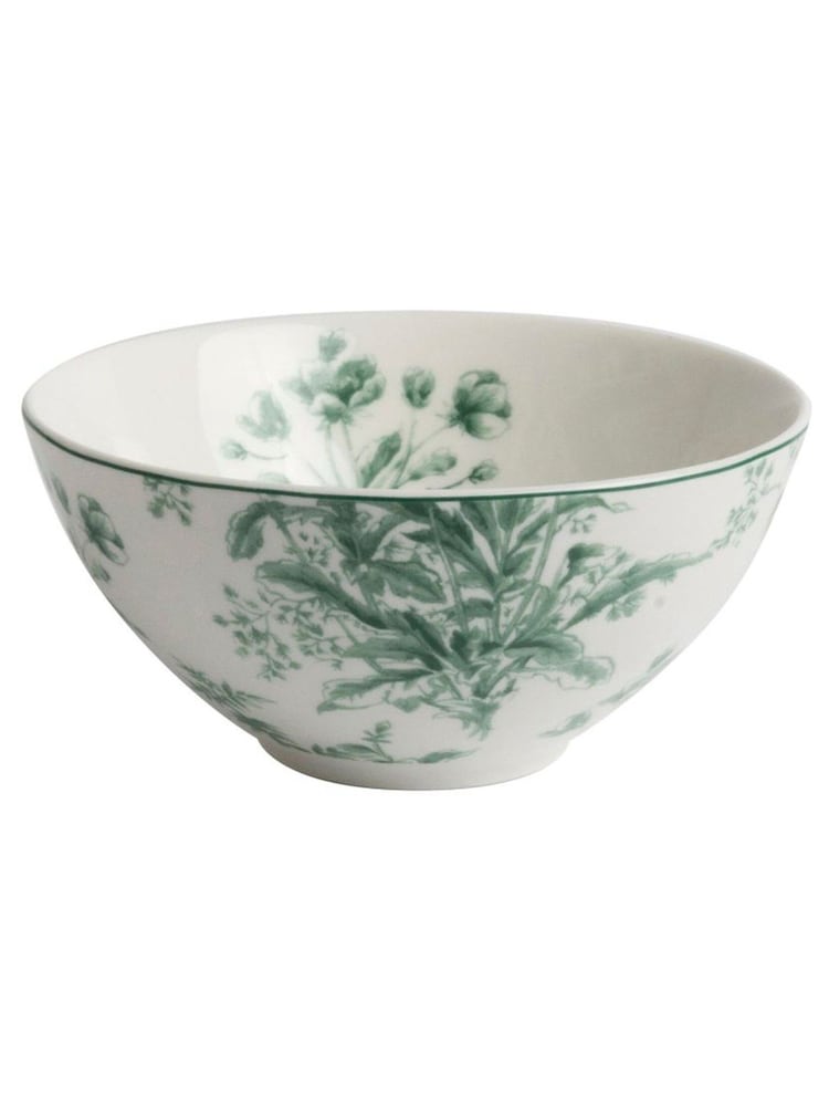 Laura Ashley Set of 4 Teal Green Thurston Bloom 13cm Bowls - Image 4 of 4