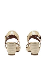Radley Lavender Road Midi Brown Wedges - Image 2 of 4