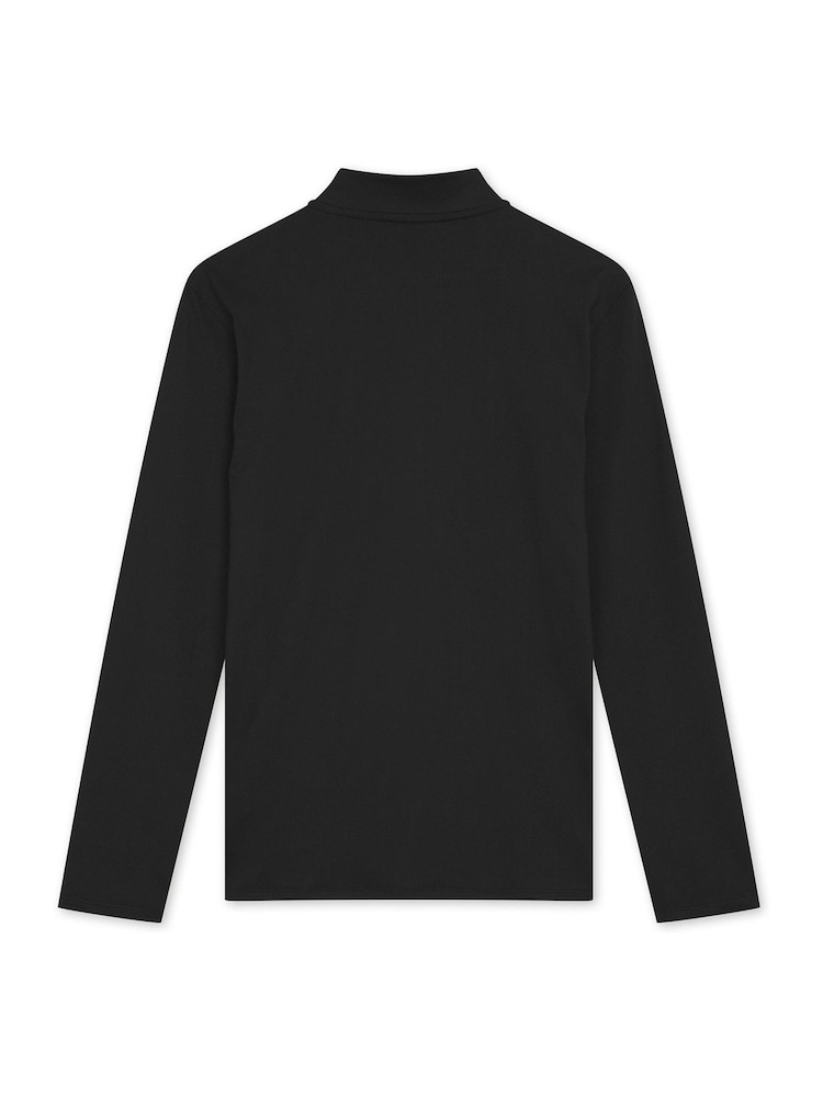 Puma Black Mens Slim Fit Train Quarter Zip Top - Image 2 of 2
