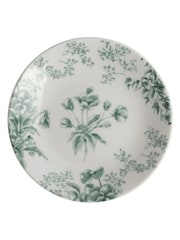 Laura Ashley Set of 4 Teal Green Thurston Bloom 26cm Dinner Plates - Image 8 of 8