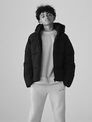 The Set Black/Khaki 2 Pack Short Padded Coats - Image 1 of 14