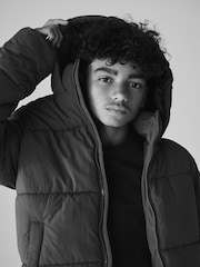 The Set Black/Khaki 2 Pack Short Padded Coats - Image 4 of 14