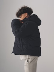 The Set Black/Khaki 2 Pack Short Padded Coats - Image 6 of 14