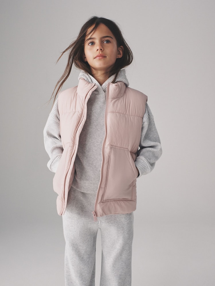 The Set Black/Light Pink 2 Pack Gilets - Image 1 of 10