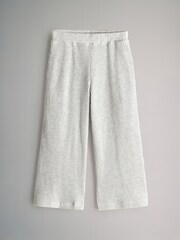 The Set Soft Touch Rib Relaxed Hoodie Wide Leg Joggers Set - صورة 7 من 11
