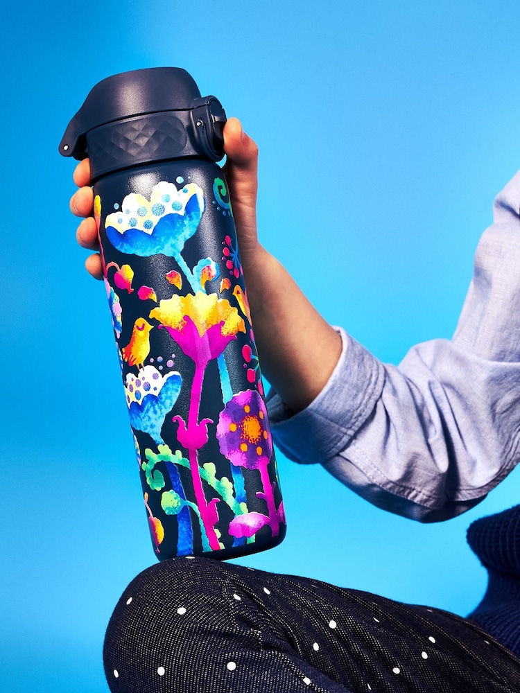 Ion8 Floral 500ml Insulated Steel Water Bottle - Image 2 of 6