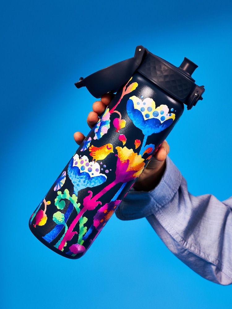 Ion8 Floral 500ml Insulated Steel Water Bottle - Image 3 of 6