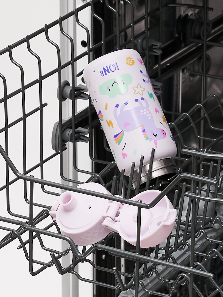 Ion8 Unicorns 320ml Insulated Steel Water Bottle - Image 6 of 6