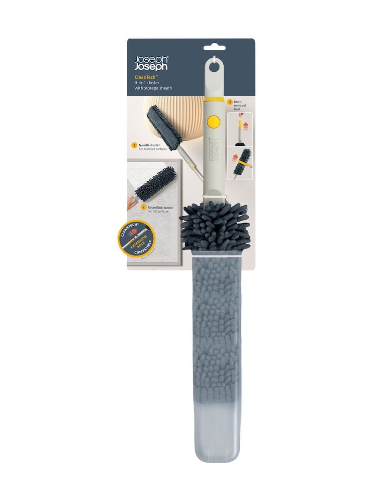 Joseph Joseph Light Stone CleanTech Duster with Storage Sheath - Image 6 of 6