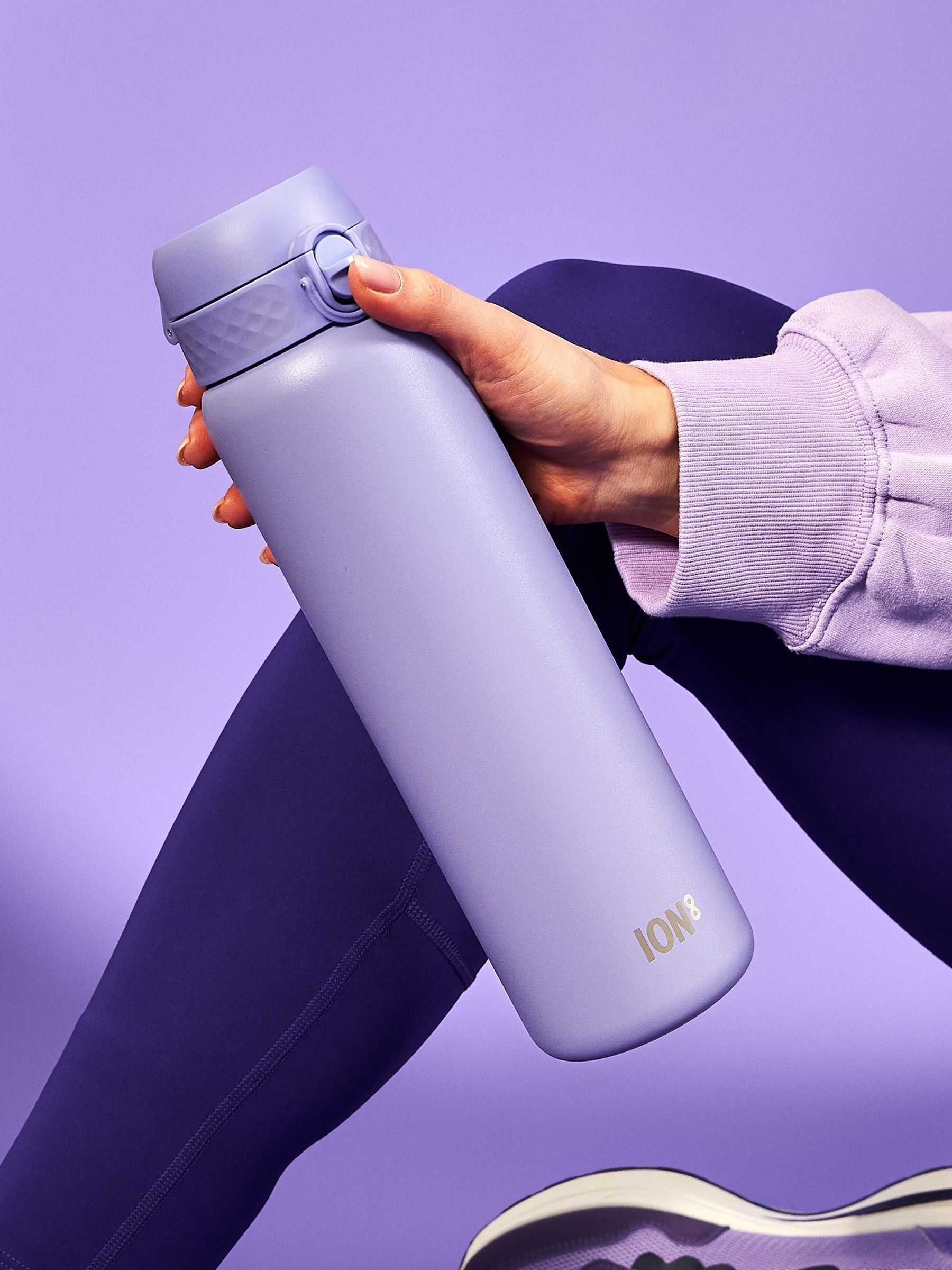 Buy Ion8 Light Purple 1200ml Stainless Steel Water Bottle From The Next Buy Ion8 Light Purple 1200ml Stainless Steel Water Bottle From The Next