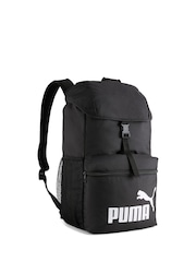 Puma Black PHASE Hooded Backpack - Image 1 of 2