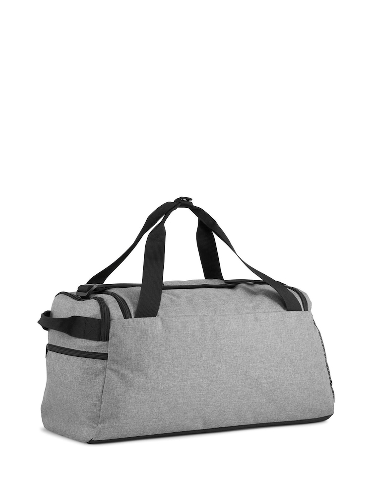 Puma Grey Buzz Heather Small Sports Bag - Image 2 of 2