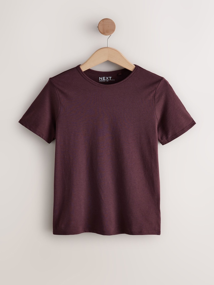 Earth Tones Everyday Crew Neck Cotton T-Shirts 7 Pack - Image 7 of 7