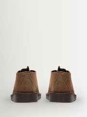 Clarks Originals Brown Suede Desert Trek Shoes - Image 5 of 6