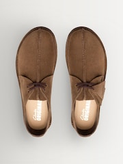 Clarks Originals Brown Suede Desert Trek Shoes - Image 6 of 6