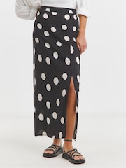 Simply Be Viscose Midaxi Skirt - Imagen 1 de 4