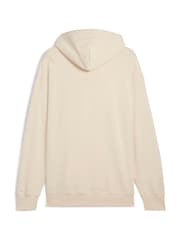 Puma Cream Mens Wardrobe Essentials Relaxed Hoodie - Image 7 of 7
