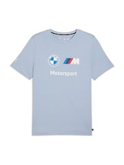 Синий - Puma Mens BMW M Motorsport Essentials Logo T-Shirt - Image 1 of 2